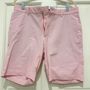 Peter Millar Pink Flat Front Shorts